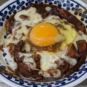 チーズハヤシ丼